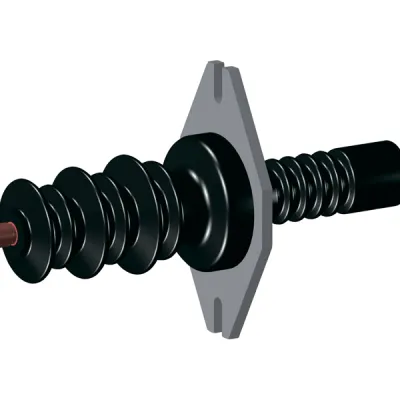 Bus-through insulators