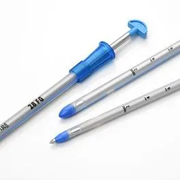 Thoracic catheter with trocar 14Fr, 16Fr, 18Fr, 20Fr.