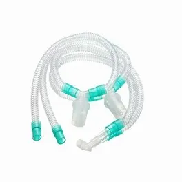 Breathing circuits with a Y-shaped connector and moisture collectors.
type: Adult / Pediatric.