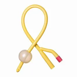Foley catheter, two-way, latex
6-8-10-14-16-18-20-22-24-26Fr