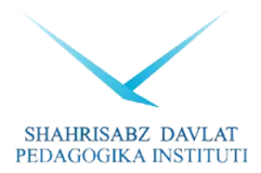 SHAKHRISABZ STATE PEDAGOGICAL INSTITUTE. SHAKHRISABZ STATE PEDAGOGICAL INSTITUTE.