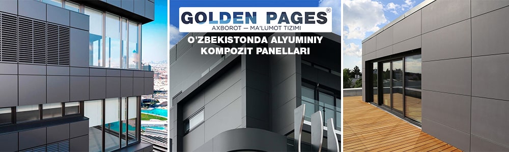 O'zbekistonda alyuminiy kompozit panellari