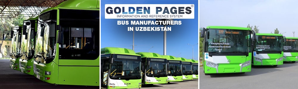 Buses in Uzbekistan from the manufacturer