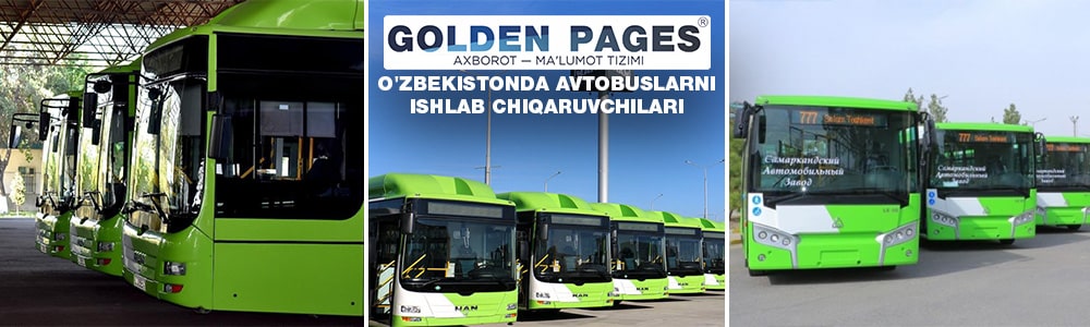 O'zbekistonda ishlab chiqaruvchidan avtobuslar