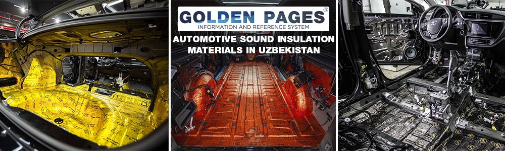 Buy car sound insulation materials in Tashkent, Uzbekistan