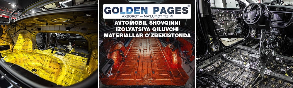 Avtomobil shovqinni izolyatsiya qiluvchi materiallarni sotib olish Toshkentda, O'zbekistonda