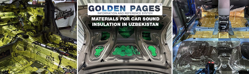 Buy materials for car sound insulation in Tashkent, Uzbekistan