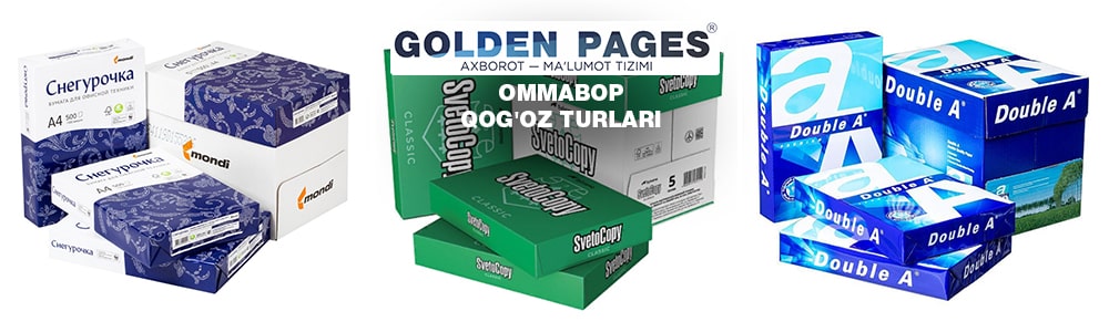 Qog'ozlarning qaysi turlari aholi orasida mashhur