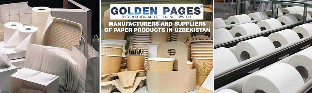 Paper products from the manufacturer in Uzbekistan