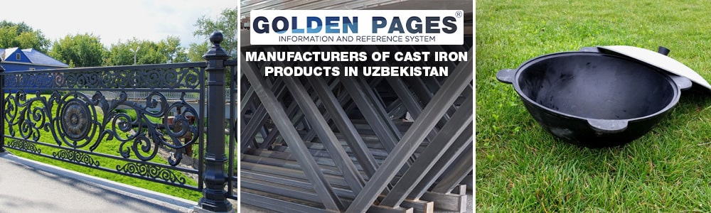 Cast iron products in Uzbekistan wholesale and to order