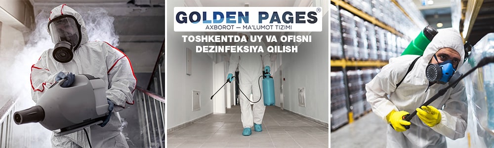 Toshkentda tarakanlardan, qopqoqlardan, chumolilardan dezinfeksiya