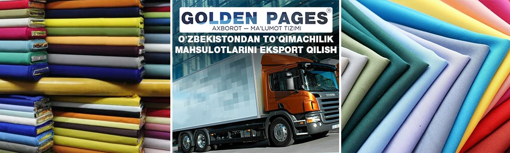 Eksport uchun o'zbek to'qimachilik