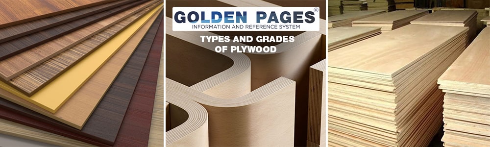 Types and grades of plywood