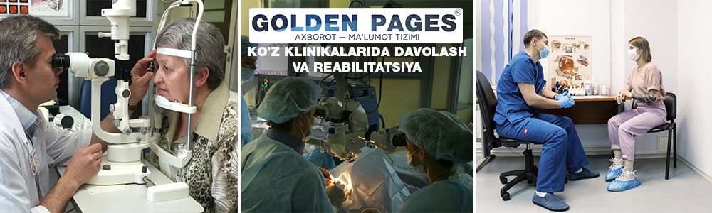 Ko'z klinikalarida davolash va reabilitatsiya