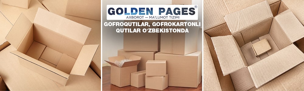 O'zbekistonda gofroqutilar, gofrokarton qutilar