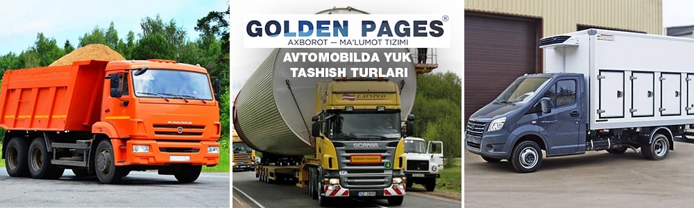O'zbekistonda avtomobillarda yuk tashish xizmatlari