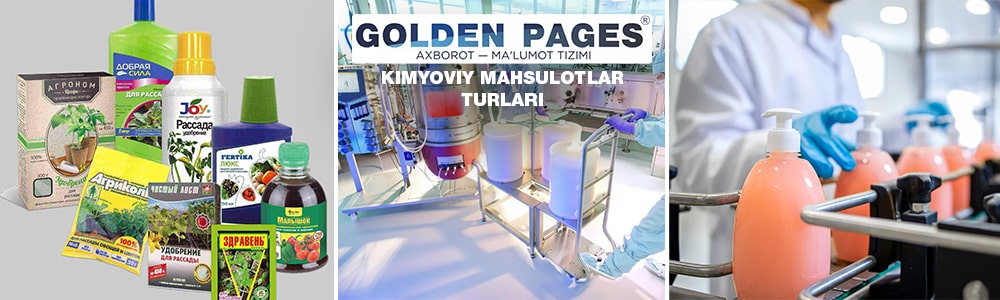 Kimyoviy mahsulotlar turlari
