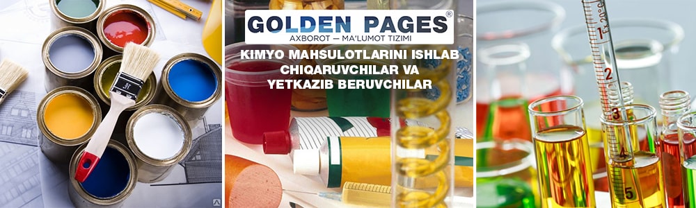 O'zbekistonda kimyo mahsulotlarini ishlab chiqaruvchilar va yetkazib beruvchilar