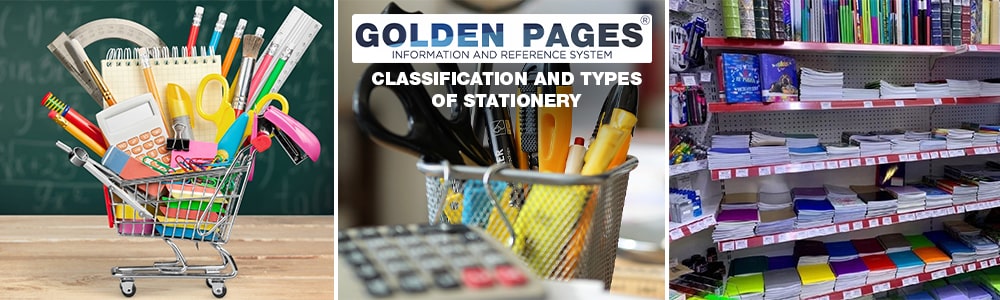Classification and types of stationery