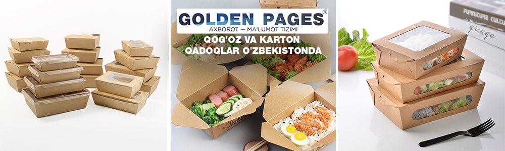 Qog'oz va karton qadoqlar Toshkentda, O'zbekistonda