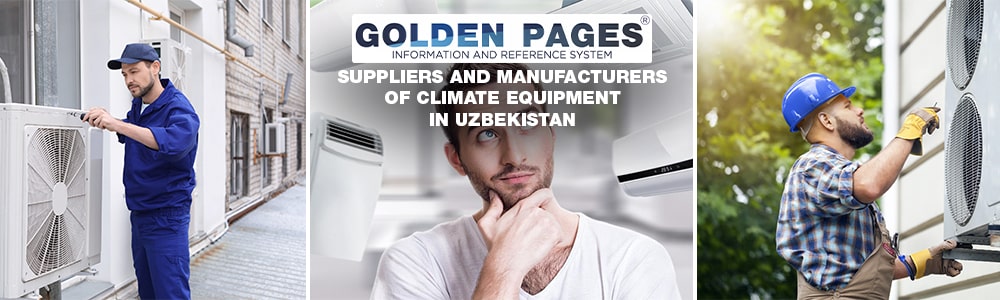Suppliers and manufacturers of climate equipment in Uzbekistan