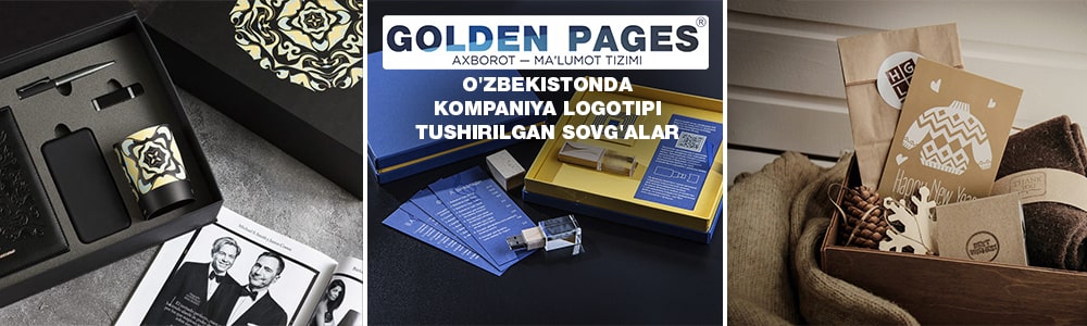 O'zbekistonda logotipli brendli sovg'alarga buyurtma berish