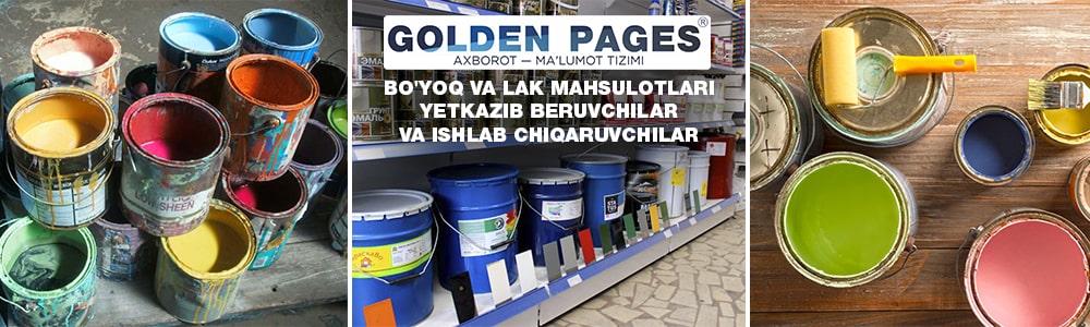 O'zbekistonda qurilish bo'yoqlari va laklarini sotib oling