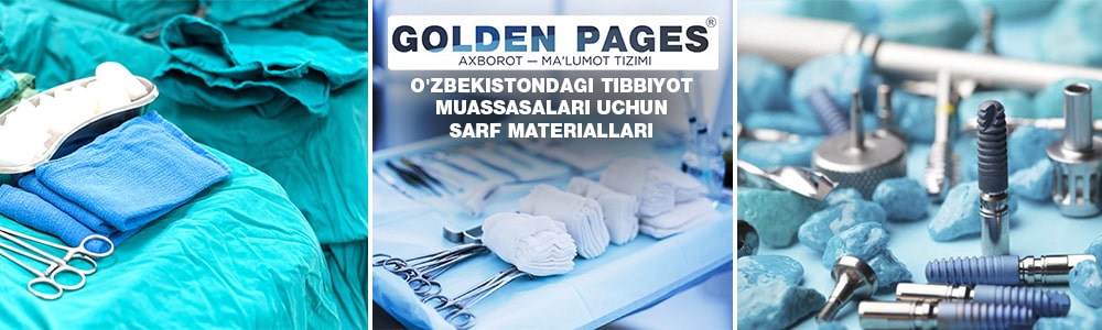 O'zbekistondagi klinikalar va laboratoriyalar uchun sarf materiallari