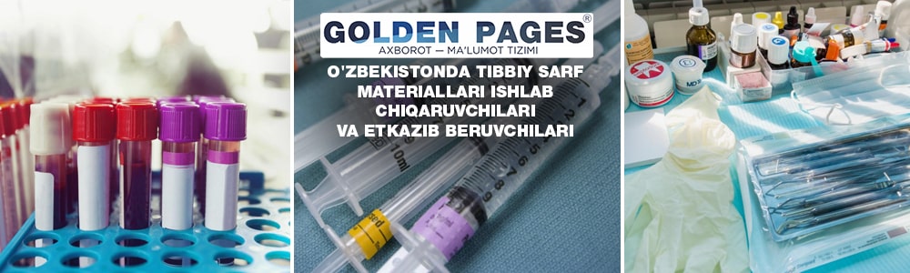 O'zbekistonda ishlab chiqaruvchidan tibbiy sarf materiallari