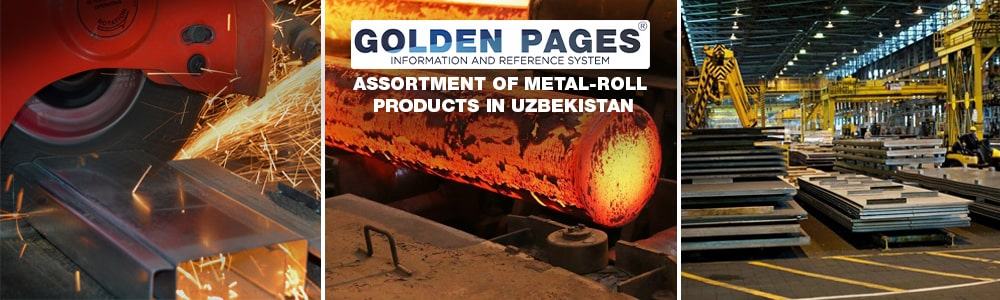 Assortment of rolled metal products in Uzbekistan