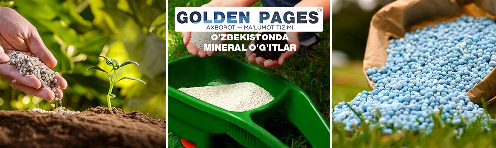 O'zbekistonda mineral o'g'itlar