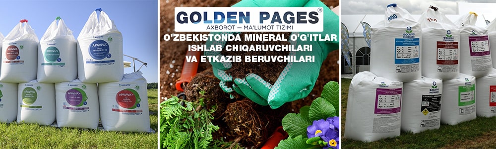 Toshkent, O'zbekistonda mineral o'g'itlar sotib oling