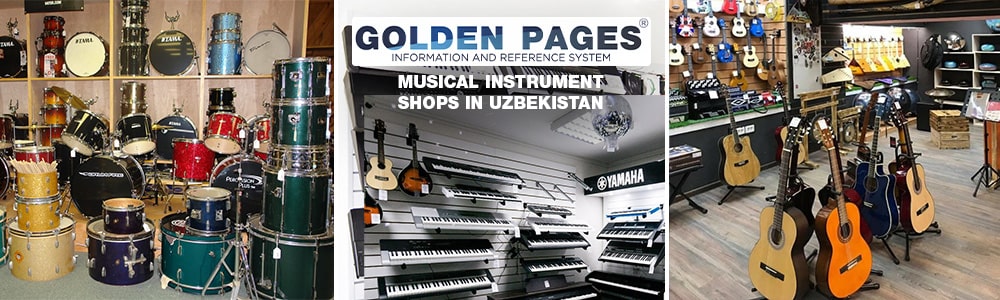Musical instrument shops in Tashkent, Uzbekistan