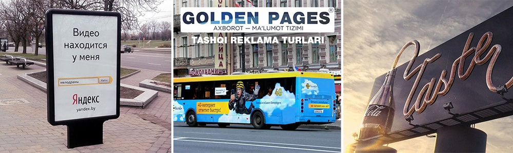Tashqi reklama turlari