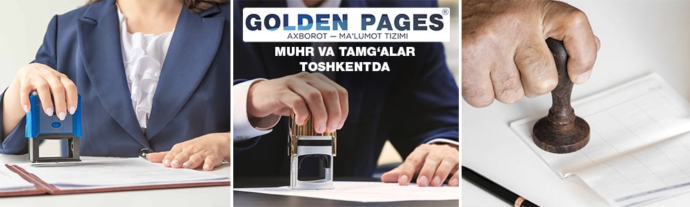 Muhr va shtamplar Toshkentda