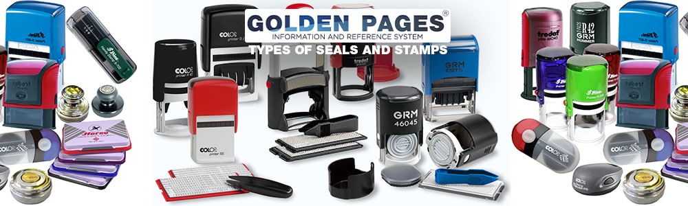 Types of seals and stamps