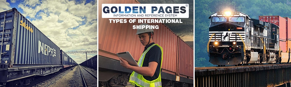 Types of international shipping transportation