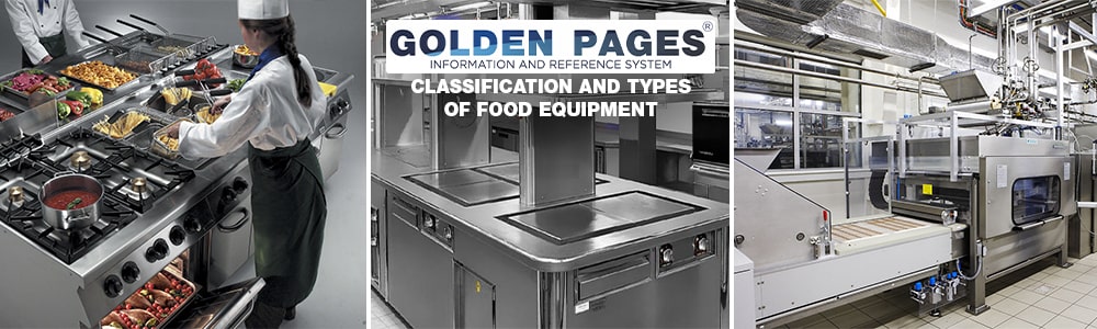 Classification and types of food equipment