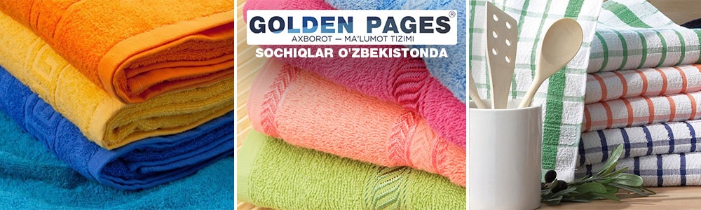 O'zbekistonda sochiqlarni sotib olish