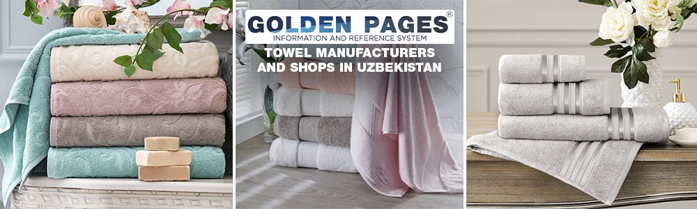 Towels from the manufacturer in Uzbekistan