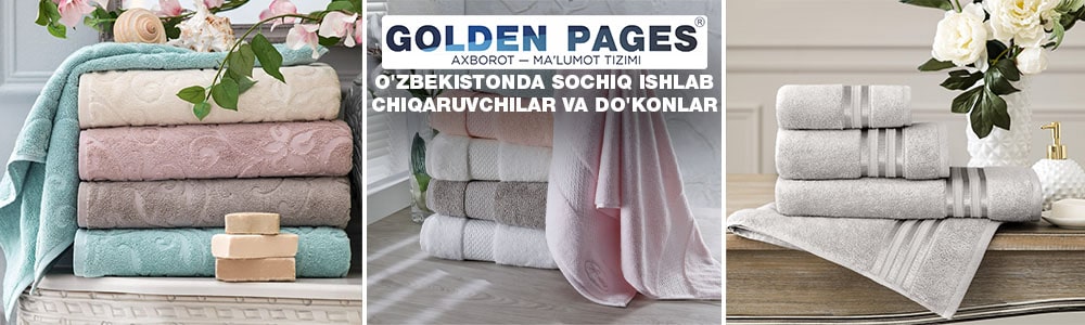 O'zbekistonda ishlab chiqaruvchidan sochiqlar