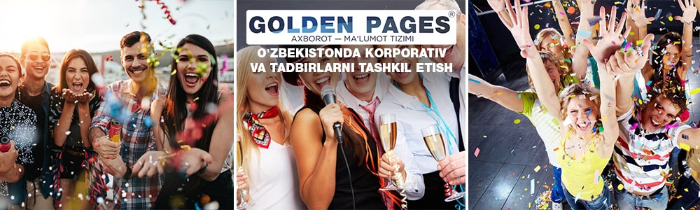 O'zbekistonda korporativ kechalar va tadbirlarni o'tkazish bo'yicha mashhur agentliklar