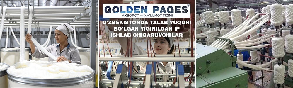 O'zbekistonda ishlab chiqaruvchidan ip