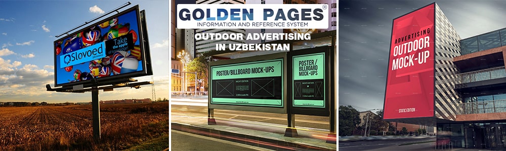 Outdoor advertising in Uzbekistan