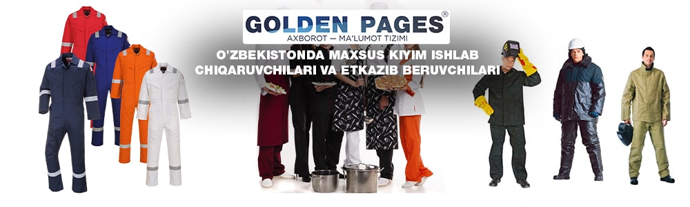 O'zbekistonda ish kiyimlari, maxsus kiyimlarni sotib olish