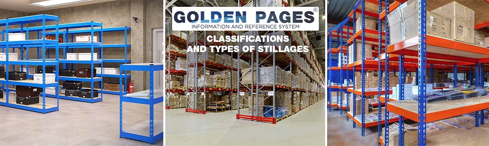 Classifications, types and types of shelving