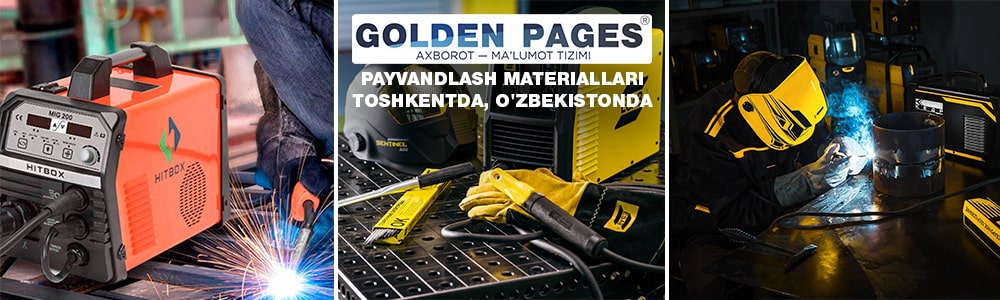 O'zbekistonda ulgurji payvandlash materiallari