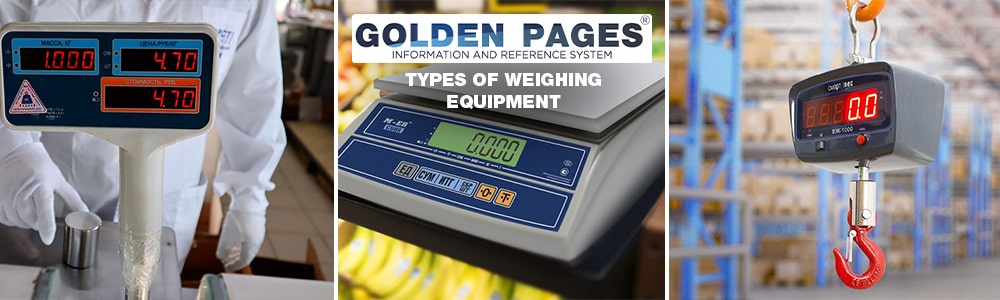 Types of weighing equipment