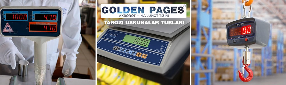 Tarozi uskunalarining turli xillari