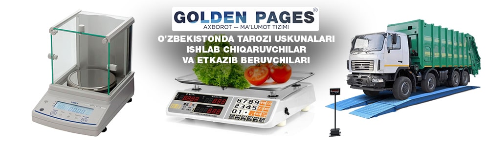 O'zbekistonda ishlab chiqaruvchidan tarozi uskunalarini sotib oling